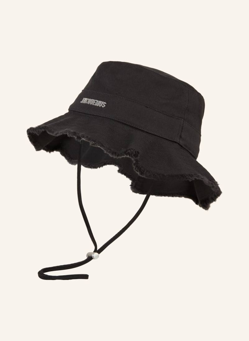 Jacquemus Bucket-Hat Le Bob Artichaut schwarz von JACQUEMUS