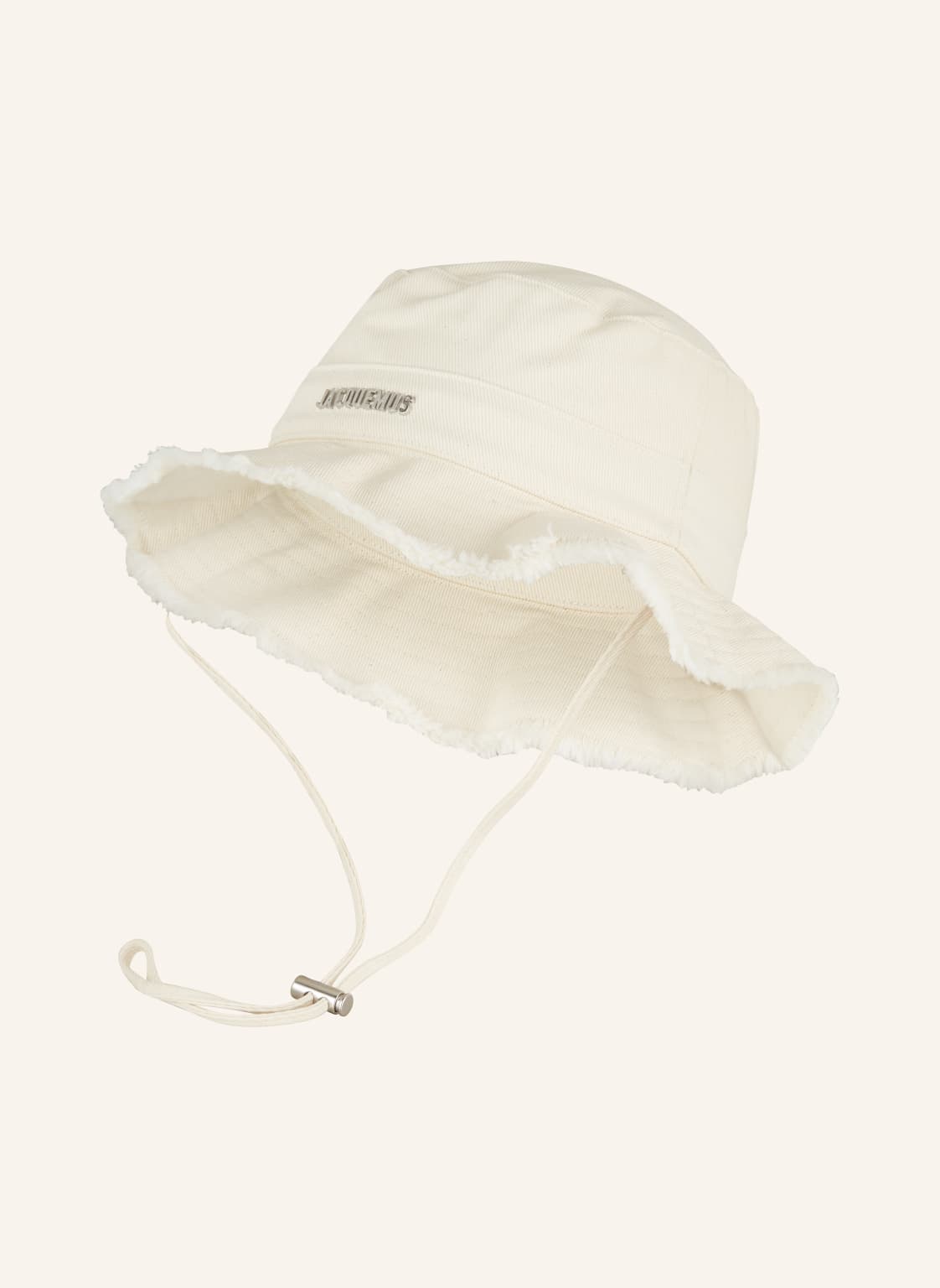 Jacquemus Bucket-Hat Le Bob Artichaut weiss Jacquemus Bucket-Hat Le Bob Artichaut weiss von JACQUEMUS