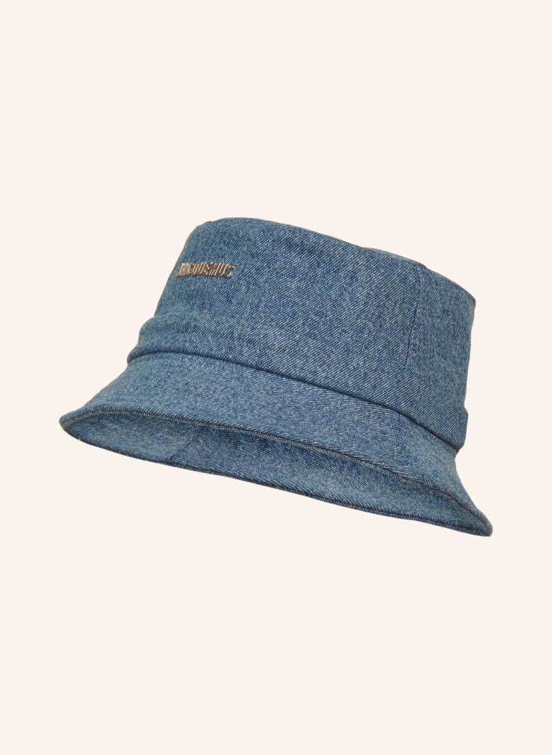 Jacquemus Bucket-Hat Le Bob Gadjo Aus Jeans blau von JACQUEMUS