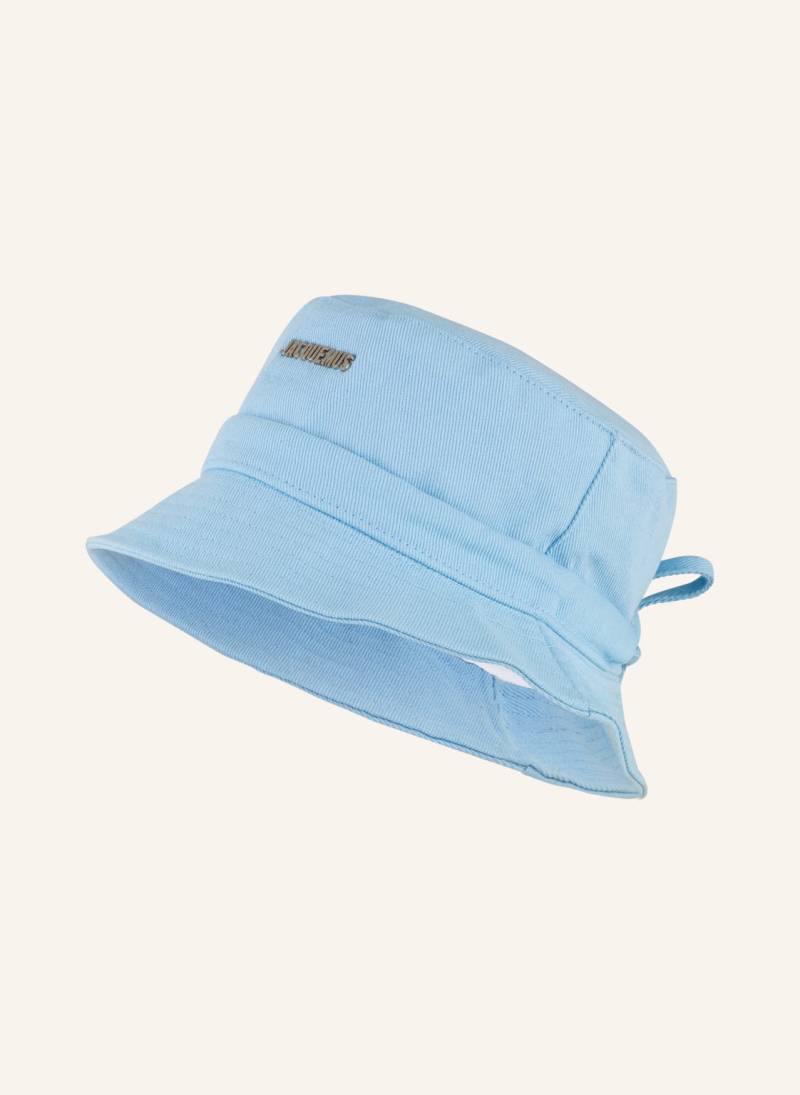 Jacquemus Bucket-Hat Le Bob Gadjo blau von JACQUEMUS