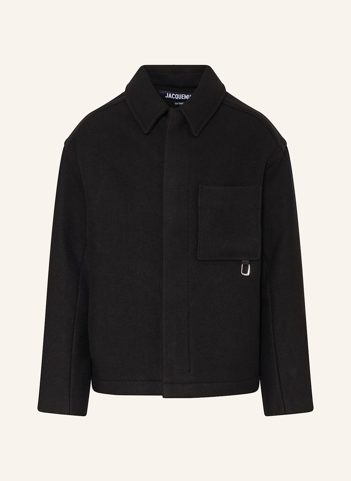 Jacquemus Cabanjacke Le Manteau Court schwarz von JACQUEMUS