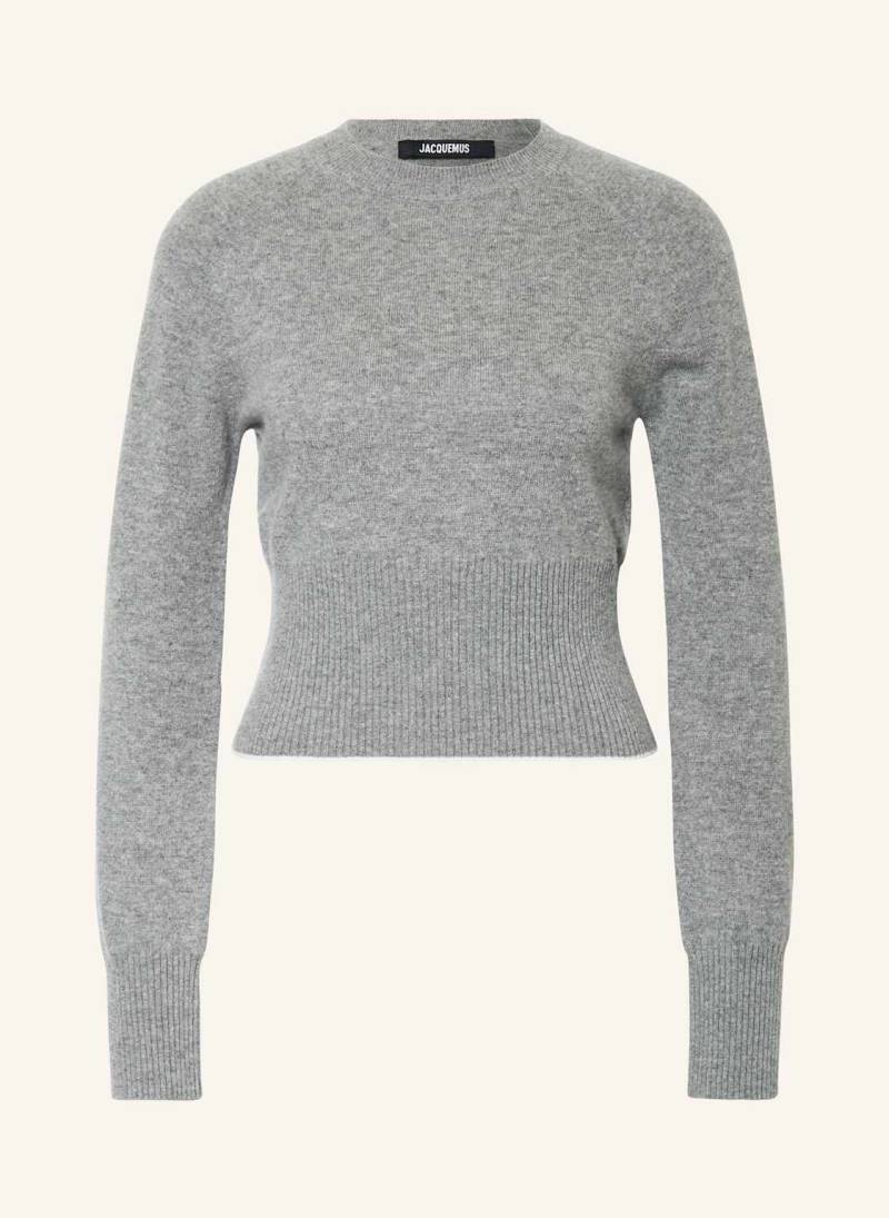 Jacquemus Cashmere-Pullover La Maille Soglia Shirt grau von JACQUEMUS