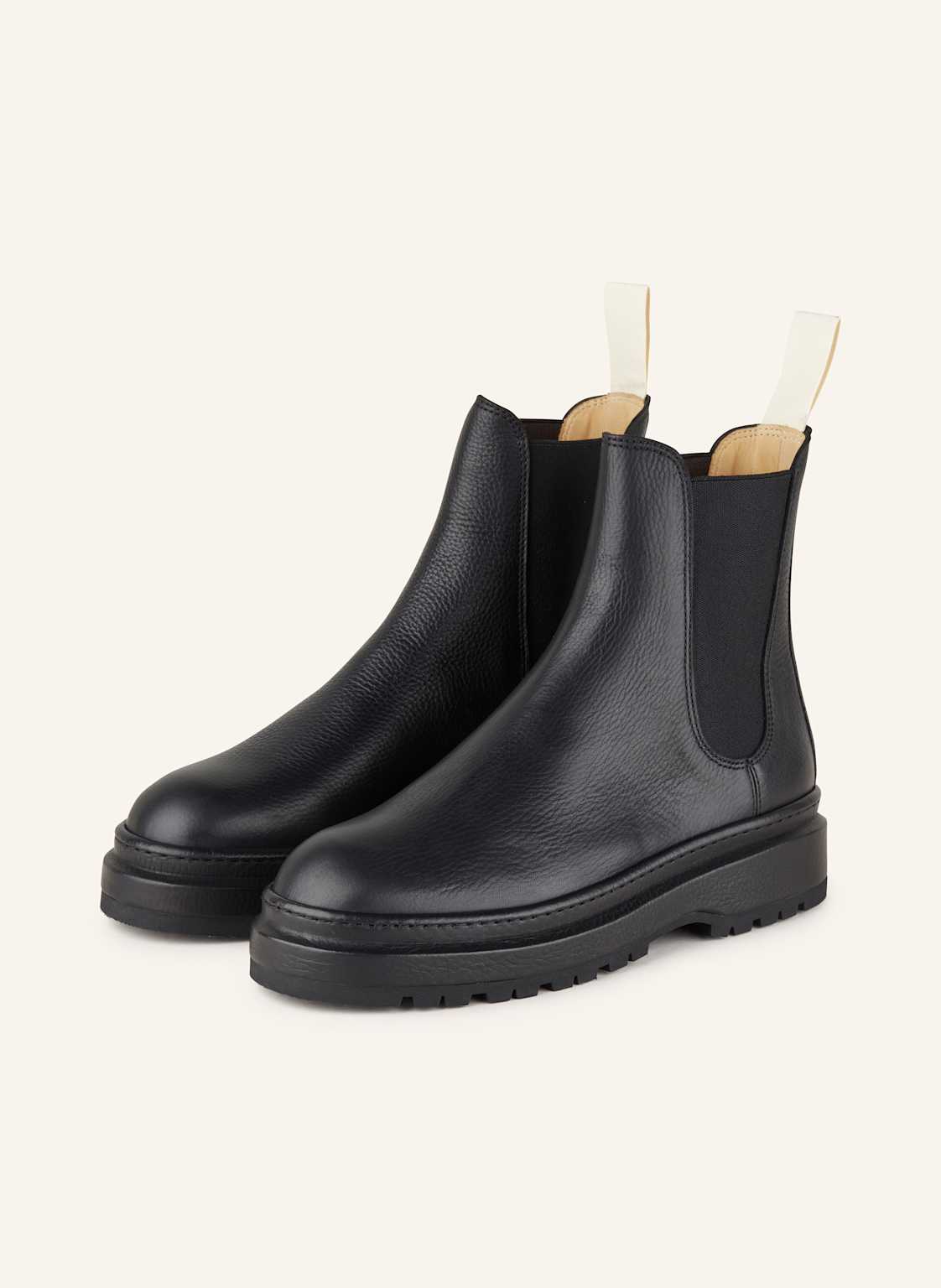 Jacquemus Chelsea-Boots Les Bottines Pavane schwarz von JACQUEMUS