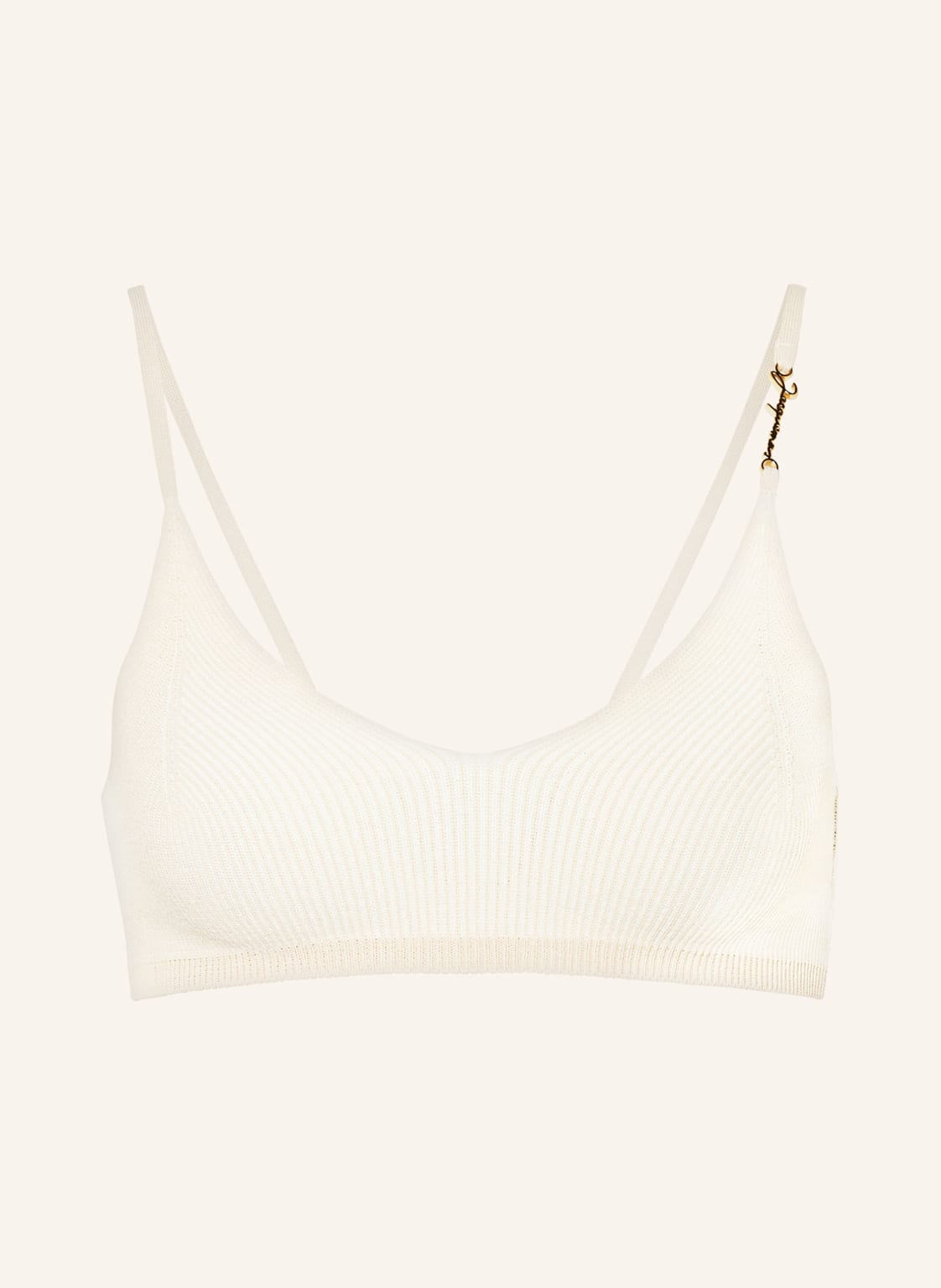 Jacquemus Bustier Le Bandeau Pralu beige von JACQUEMUS