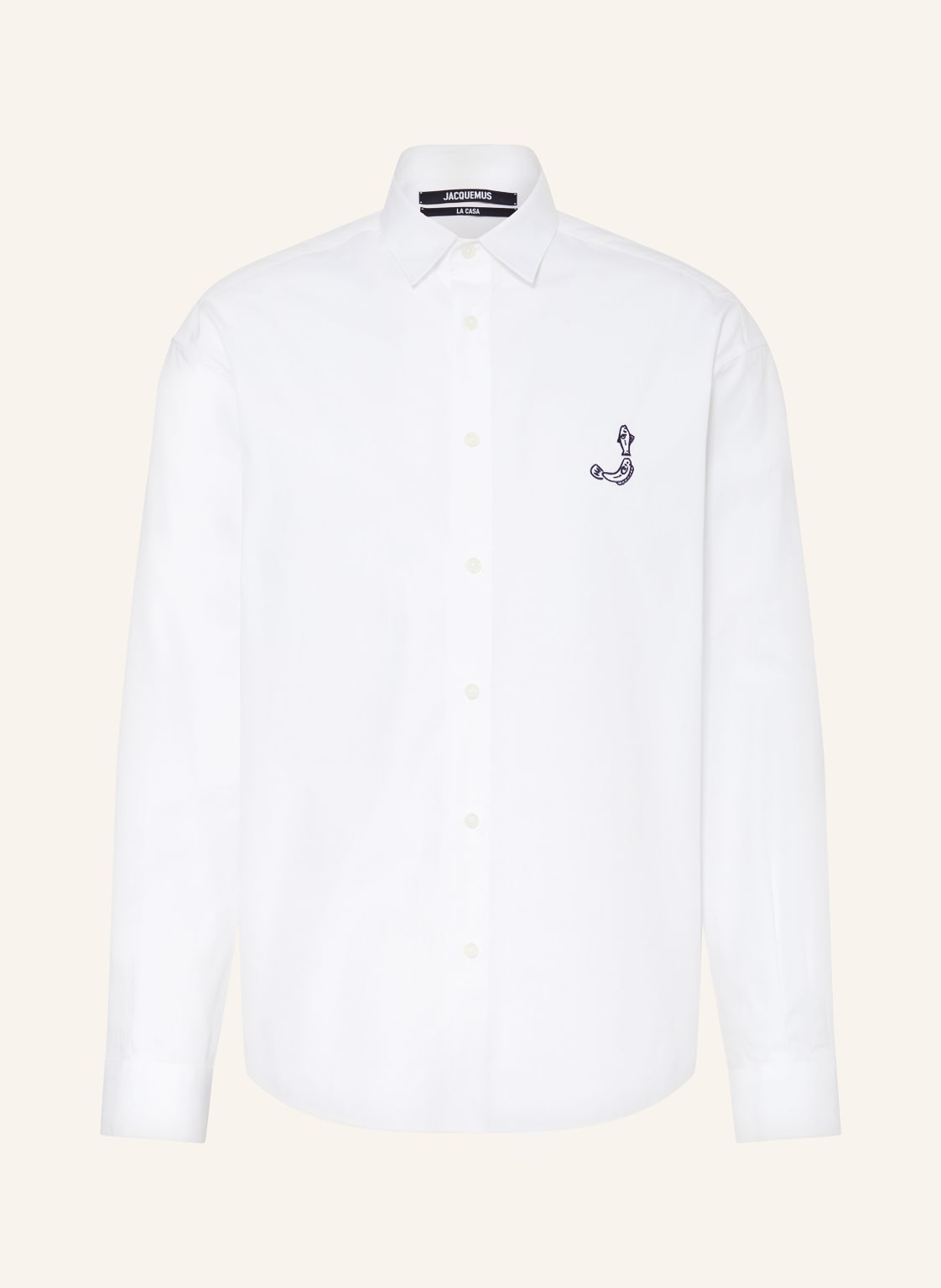 Jacquemus Hemd La Chemise Simon Comfort Fit weiss von JACQUEMUS