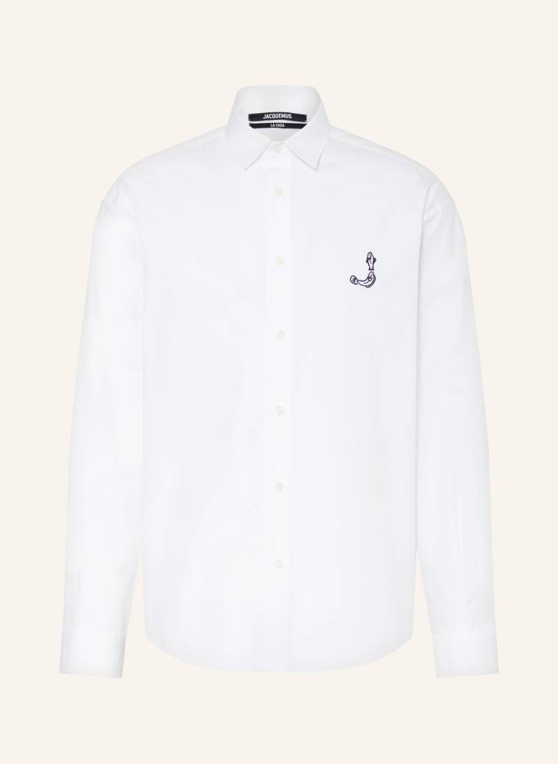 Jacquemus Hemd La Chemise Simon Comfort Fit weiss von JACQUEMUS