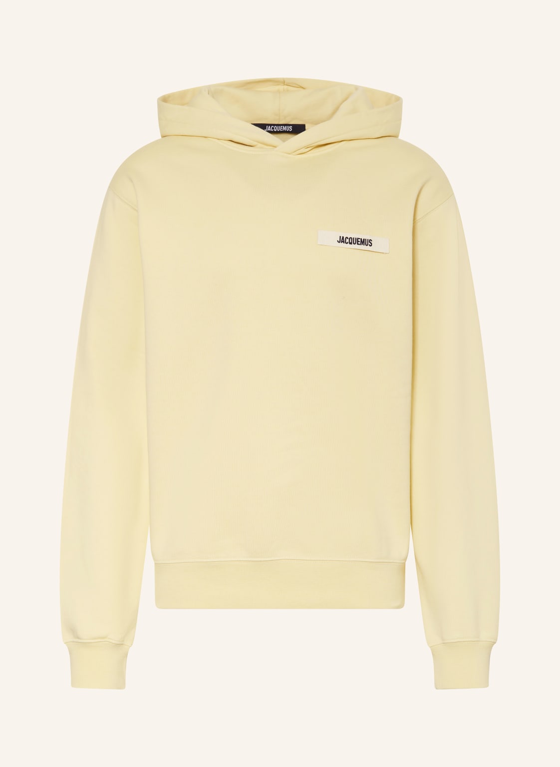 Jacquemus Hoodie Le Hoodie Gros Grain gelb von JACQUEMUS