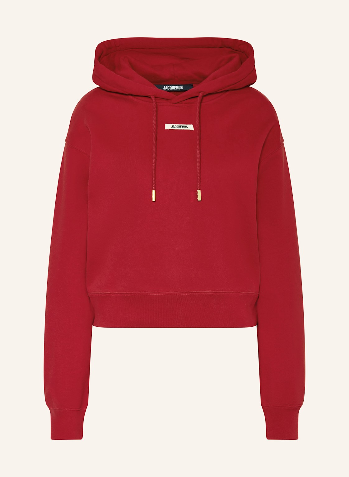 Jacquemus Hoodie Le Hoodie Gros Grain rot von JACQUEMUS