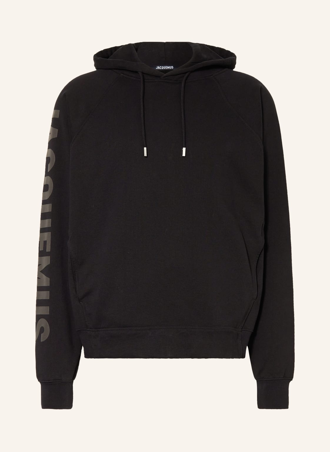 Jacquemus Hoodie Le Hoodie Typo schwarz von JACQUEMUS