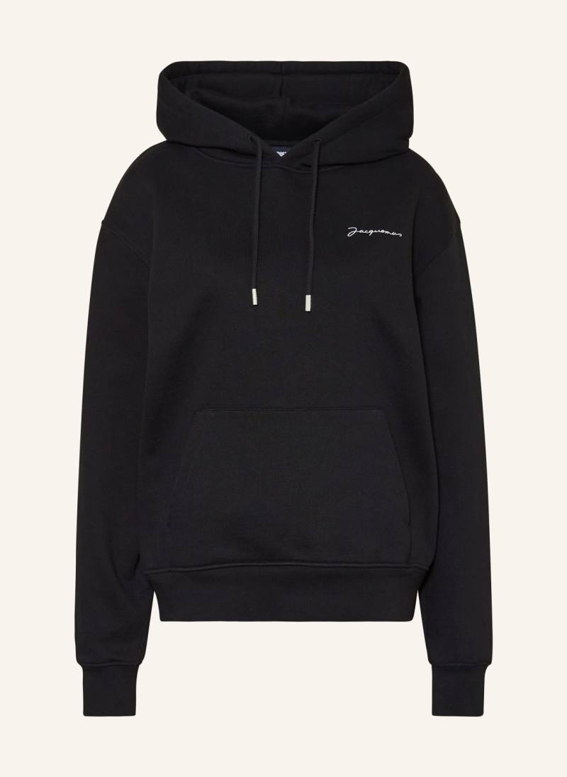 Jacquemus Hoodie Le Sweatshirt Brode schwarz von JACQUEMUS