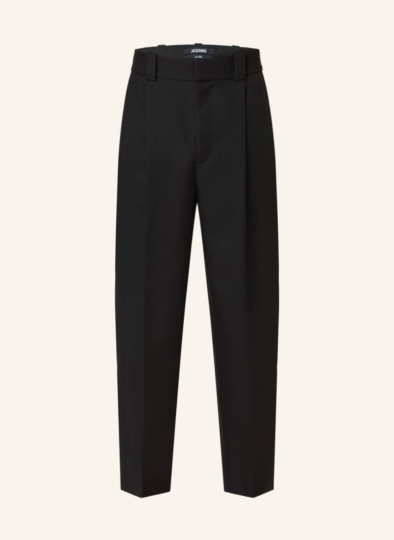 Jacquemus Hose Le Pantalon Marzio Regular Fit schwarz von JACQUEMUS