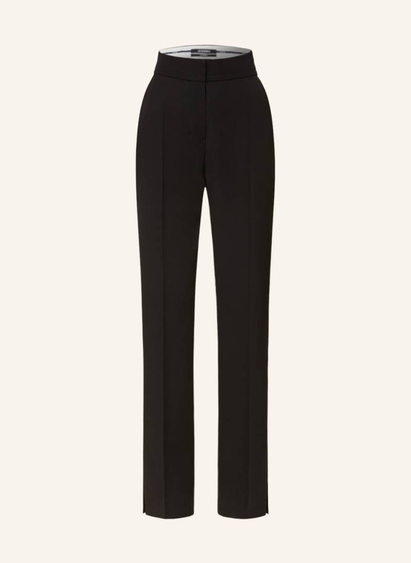 Jacquemus Hose Le Pantalon Tibau Mit Galonstreifen schwarz von JACQUEMUS