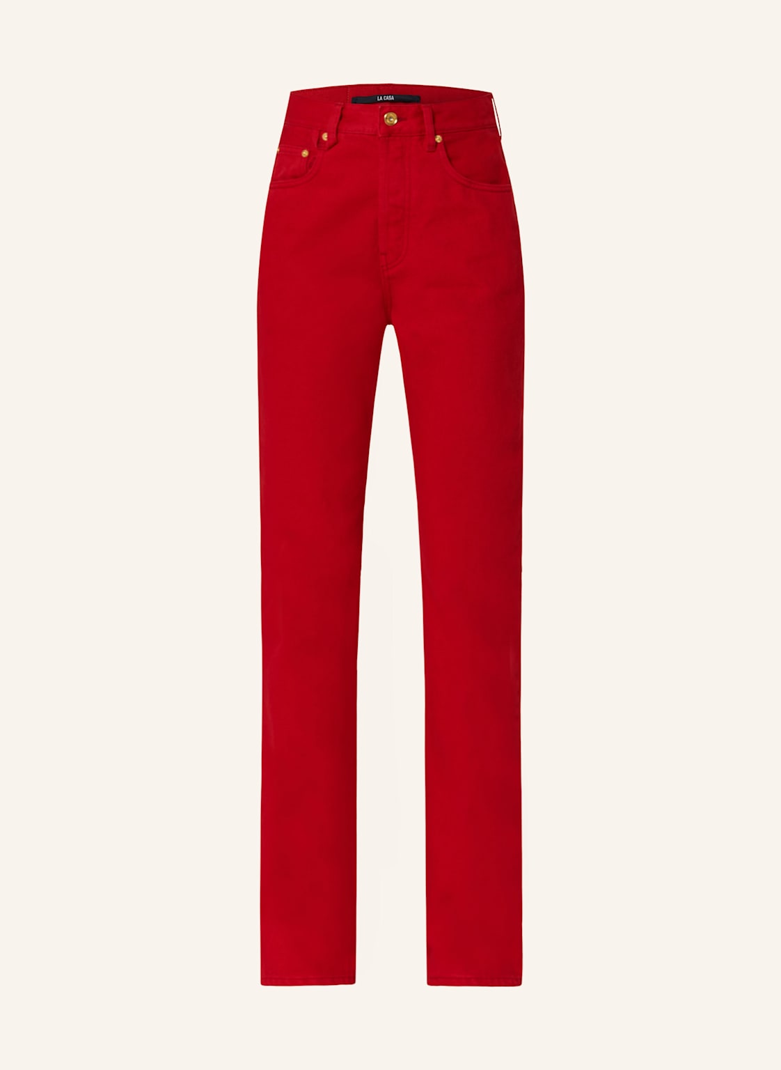 Jacquemus Jeans Le De-Nîmes Droit Denim rot von JACQUEMUS