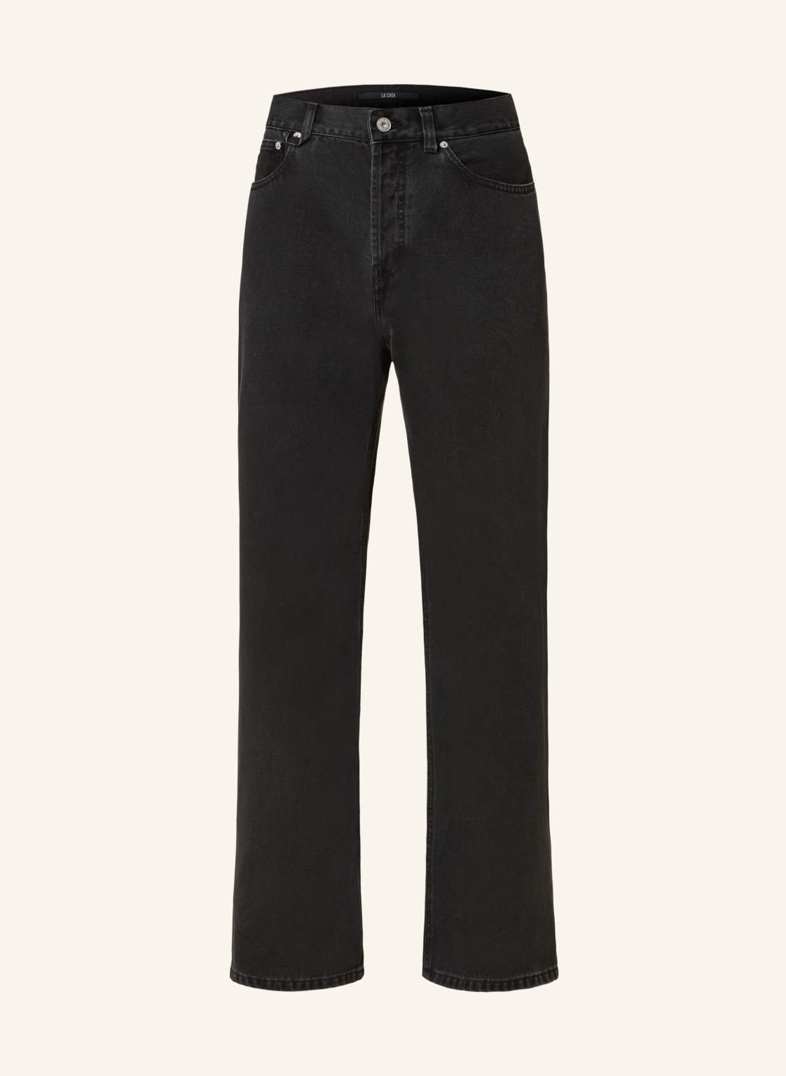 Jacquemus Jeans Le De Nîmes Droit Regular Fit schwarz von JACQUEMUS