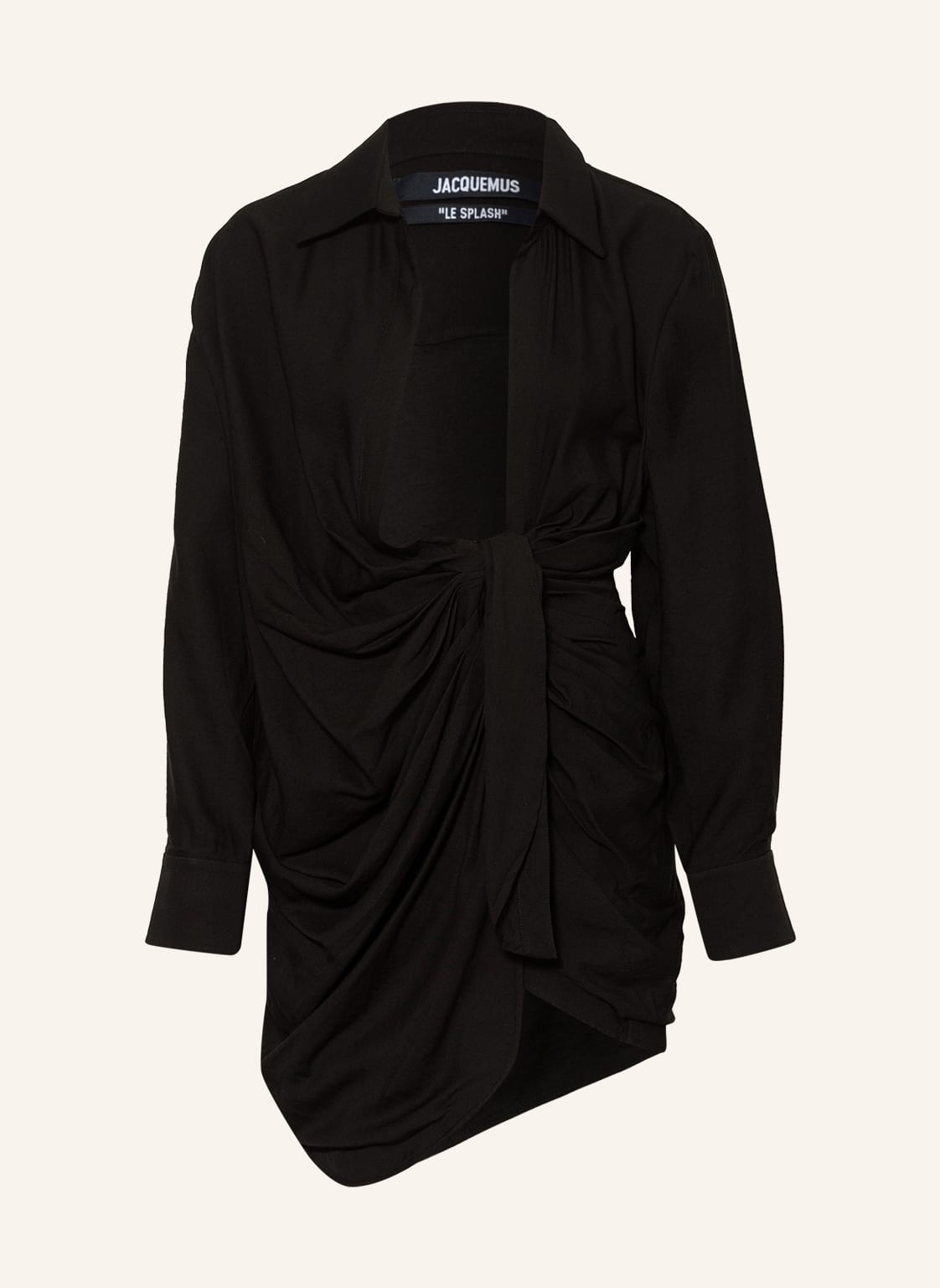 Jacquemus Kleid In Wickeloptik schwarz von JACQUEMUS