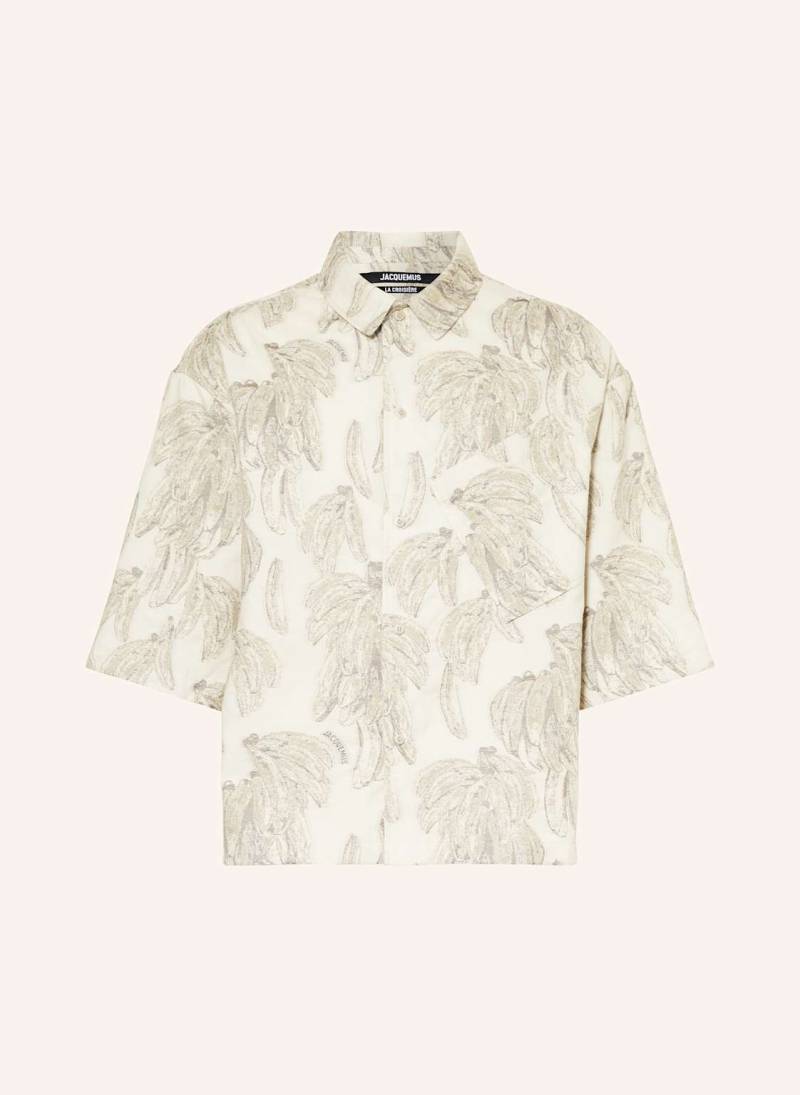 Jacquemus Kurzarm-Hemd La Chemise Aloe Comfort Fit weiss von JACQUEMUS
