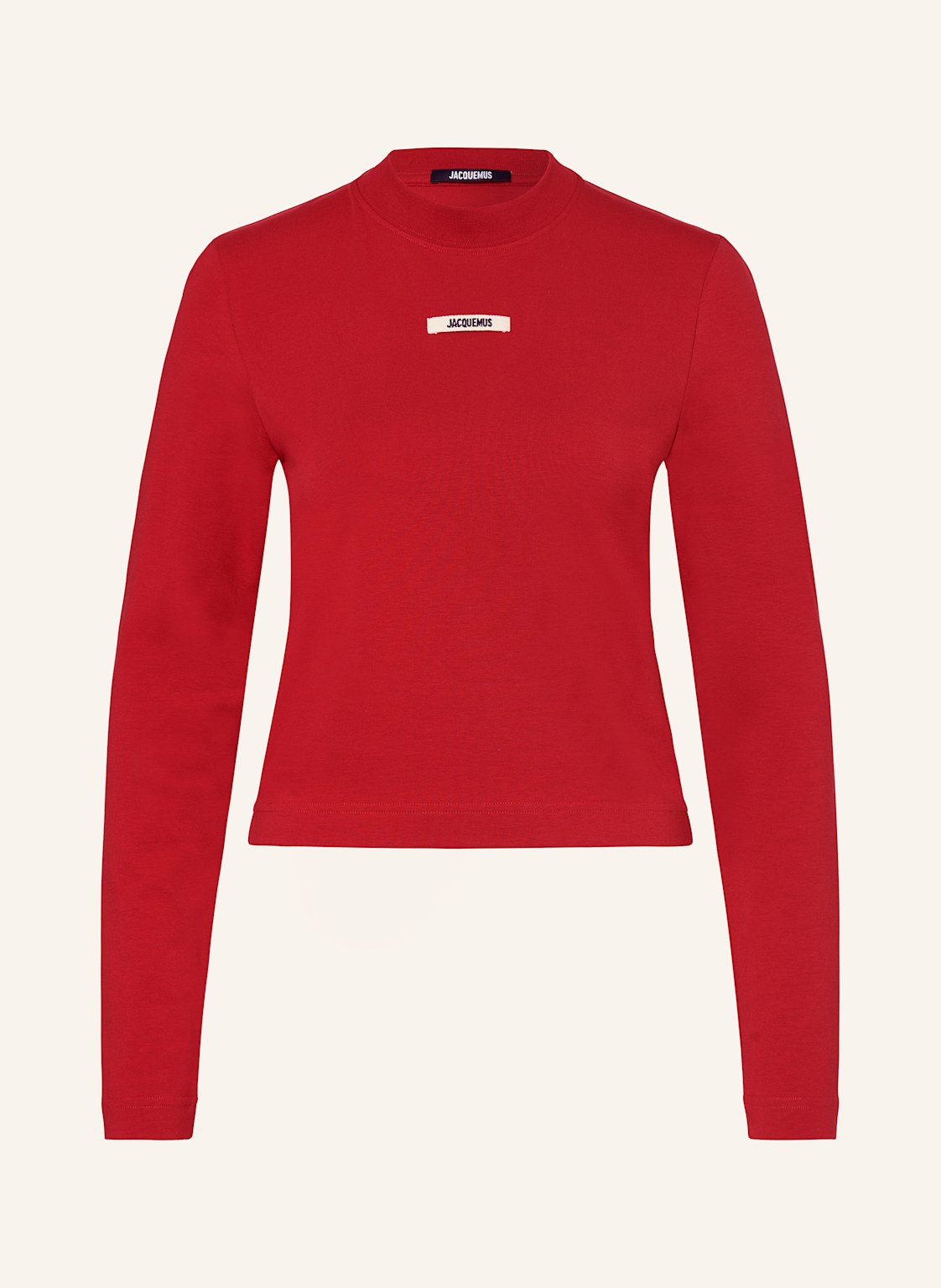 Jacquemus Longsleeve Le T-Shirt Gros Grain rot von JACQUEMUS