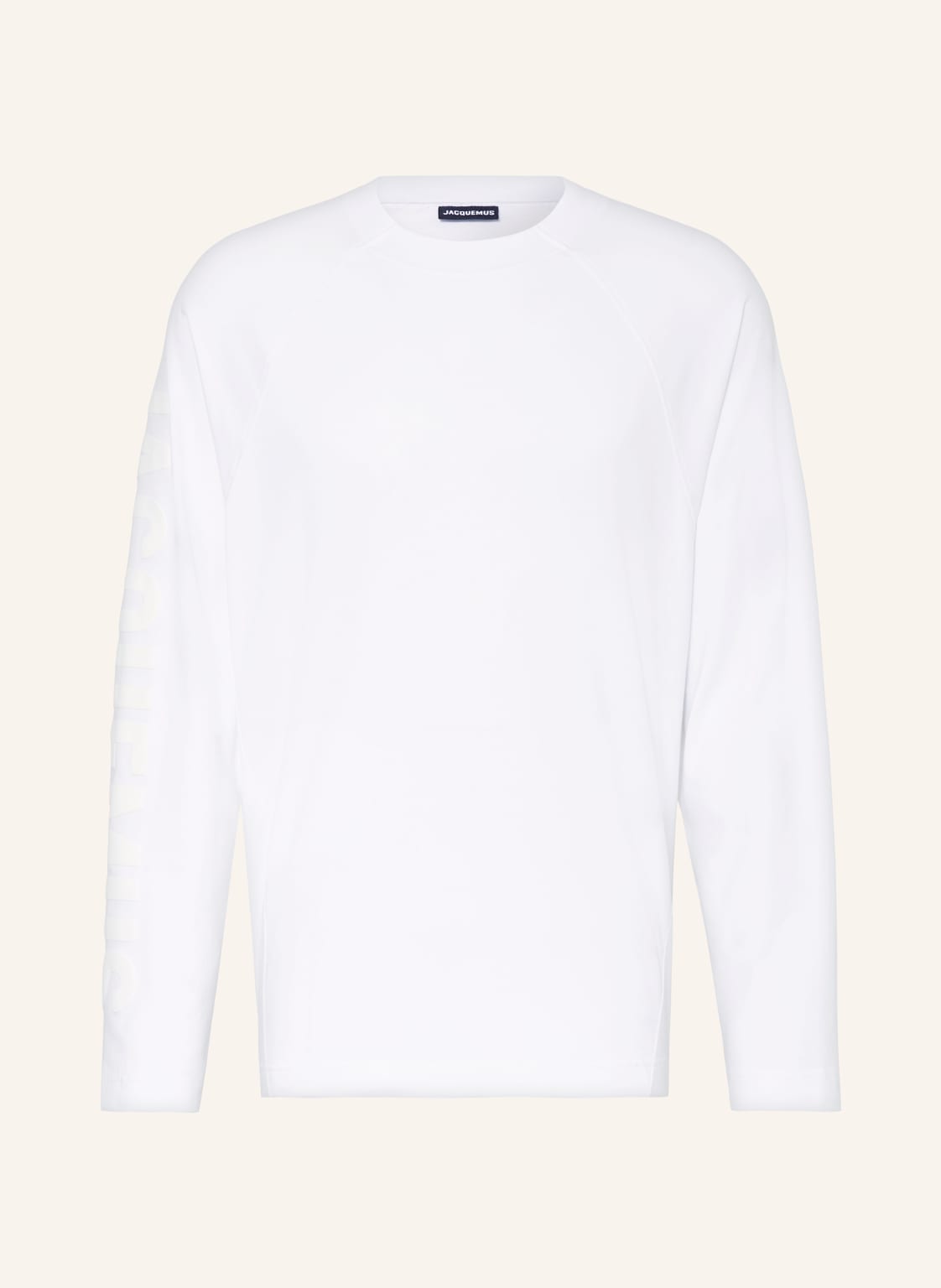 Jacquemus Longsleeve Le Tshirt Typo weiss von JACQUEMUS