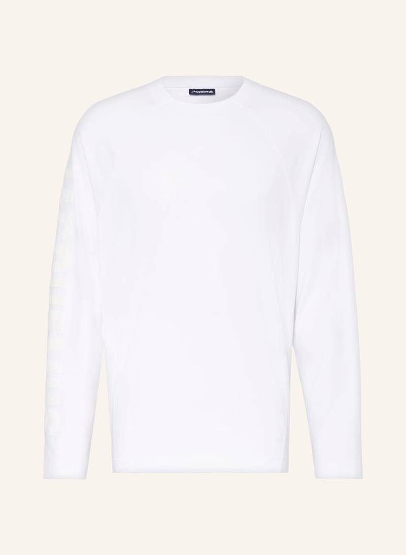 Jacquemus Longsleeve Le Tshirt Typo weiss von JACQUEMUS