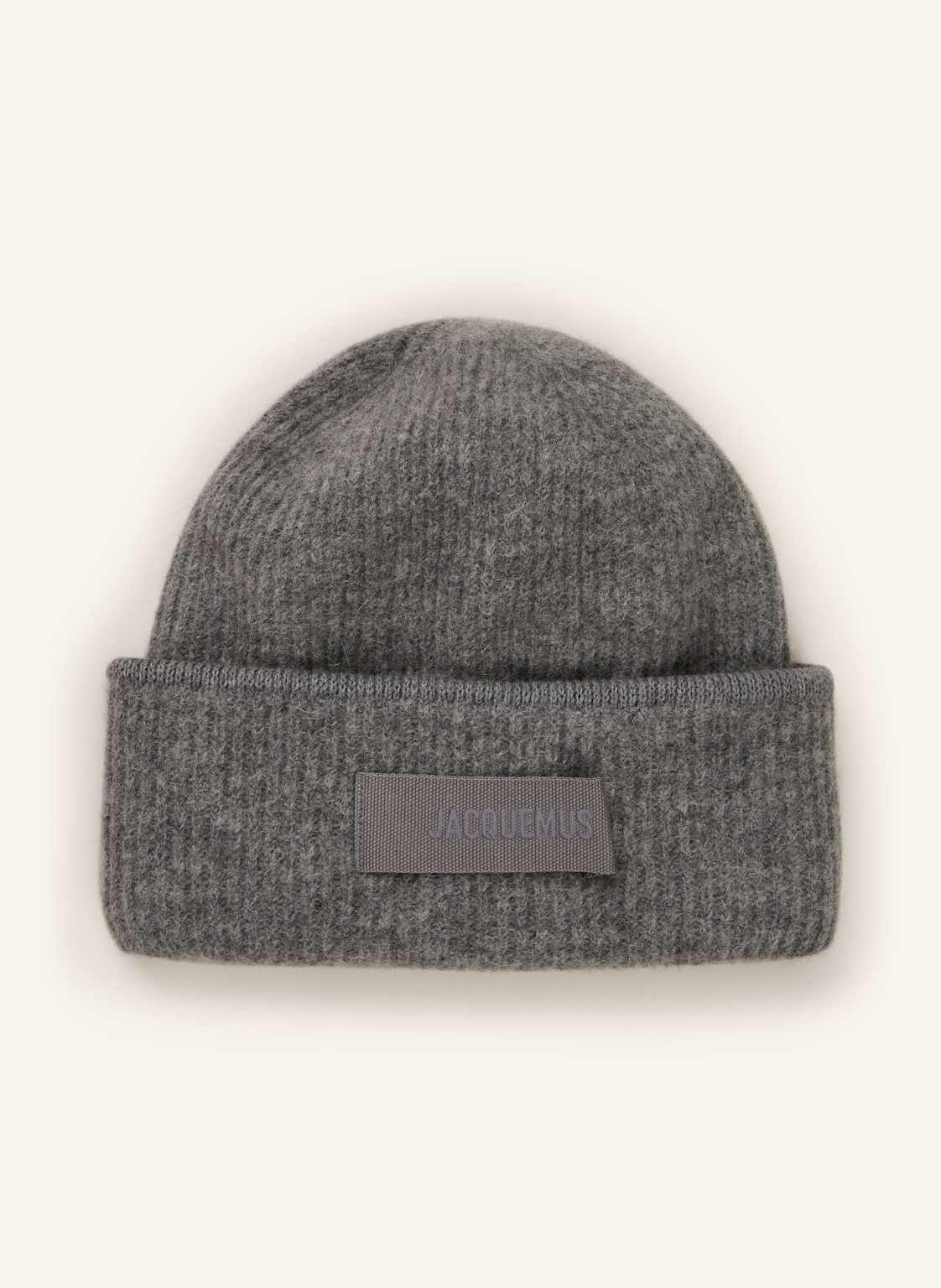 Jacquemus Mütze Le Bonnet Gros Grain Mit Alpaka grau Jacquemus Mütze Le Bonnet Gros Grain Mit Alpaka grau von JACQUEMUS