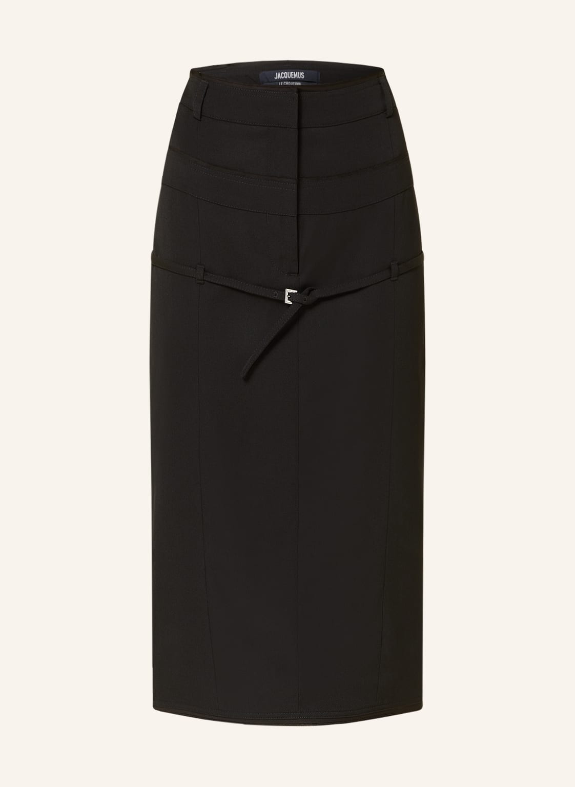 Jacquemus Rock La Jupe Caraco schwarz Jacquemus Rock La Jupe Caraco schwarz von JACQUEMUS