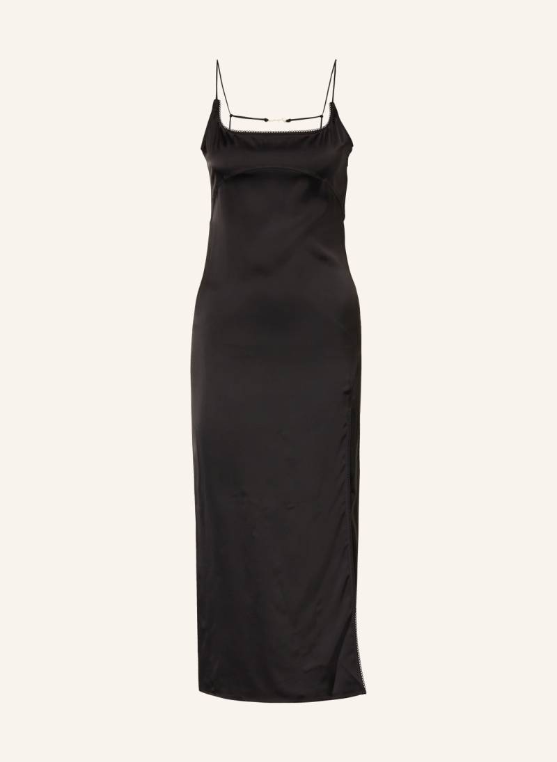 Jacquemus Satinkleid La Robe Notte schwarz von JACQUEMUS