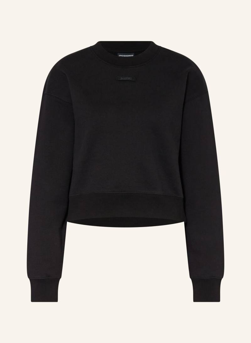 Jacquemus Sweatshirt Le Sweatshirt Gros Grain schwarz von JACQUEMUS