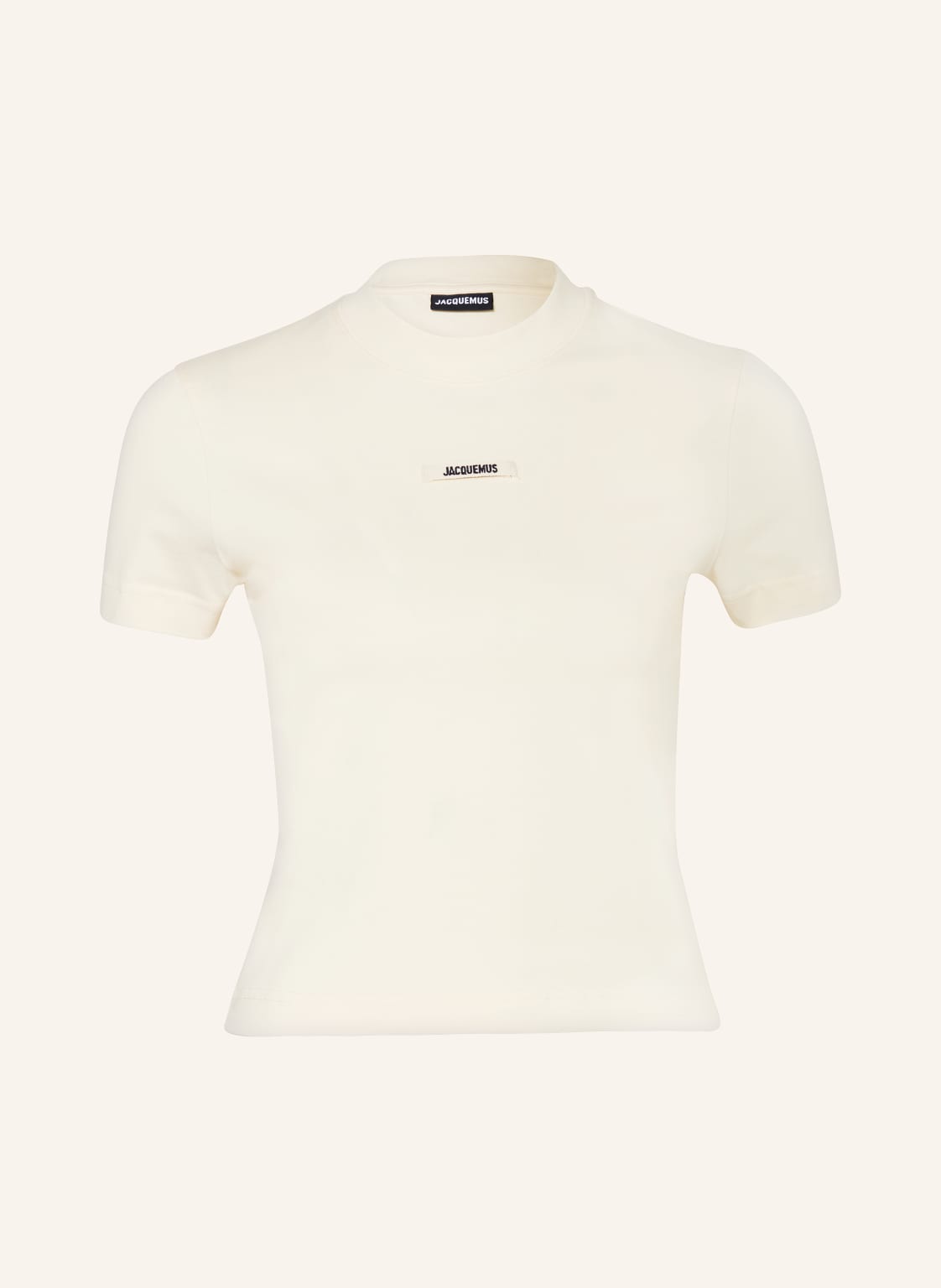 Jacquemus T-Shirt Le Tshirt Gros Grain beige Jacquemus T-Shirt Le Tshirt Gros Grain beige von JACQUEMUS