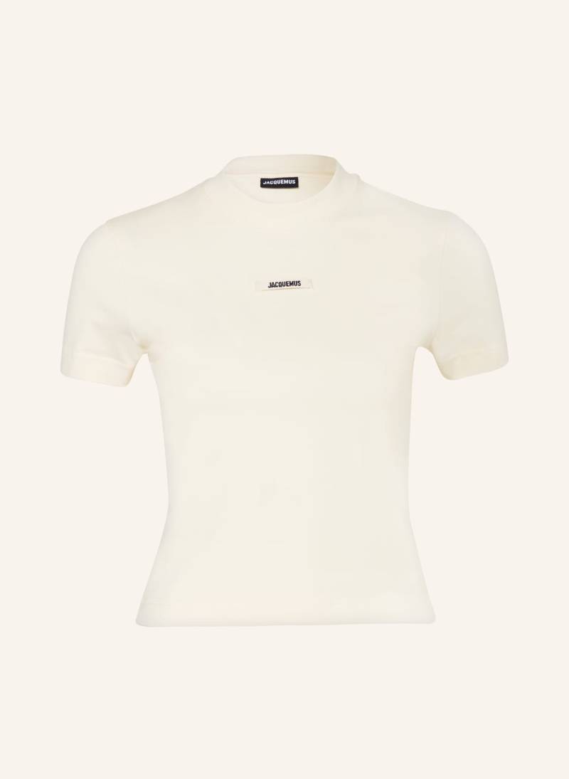 Jacquemus T-Shirt Le Tshirt Gros Grain beige von JACQUEMUS