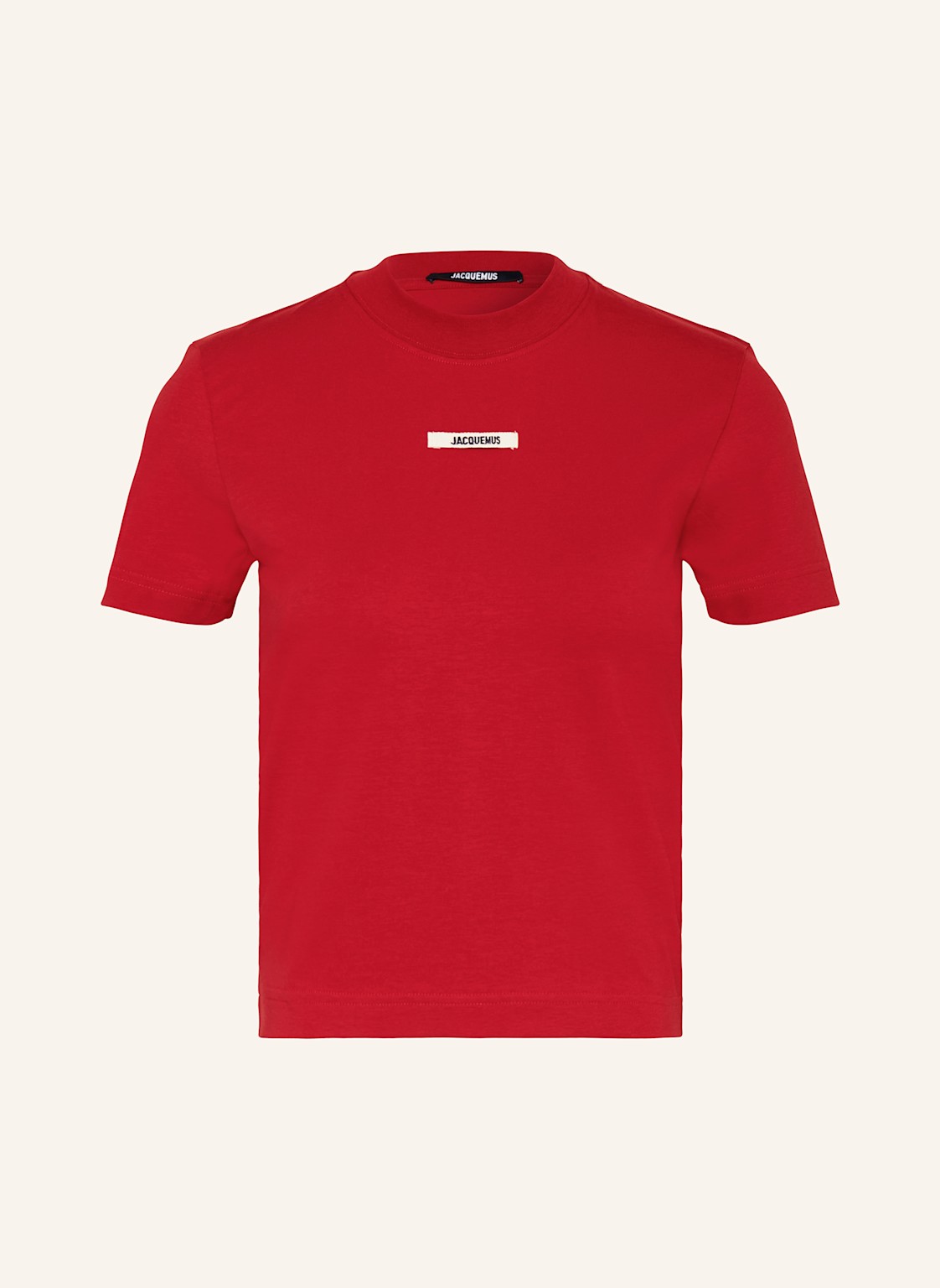 Jacquemus T-Shirt Le Tshirt Gros Grain rot von JACQUEMUS