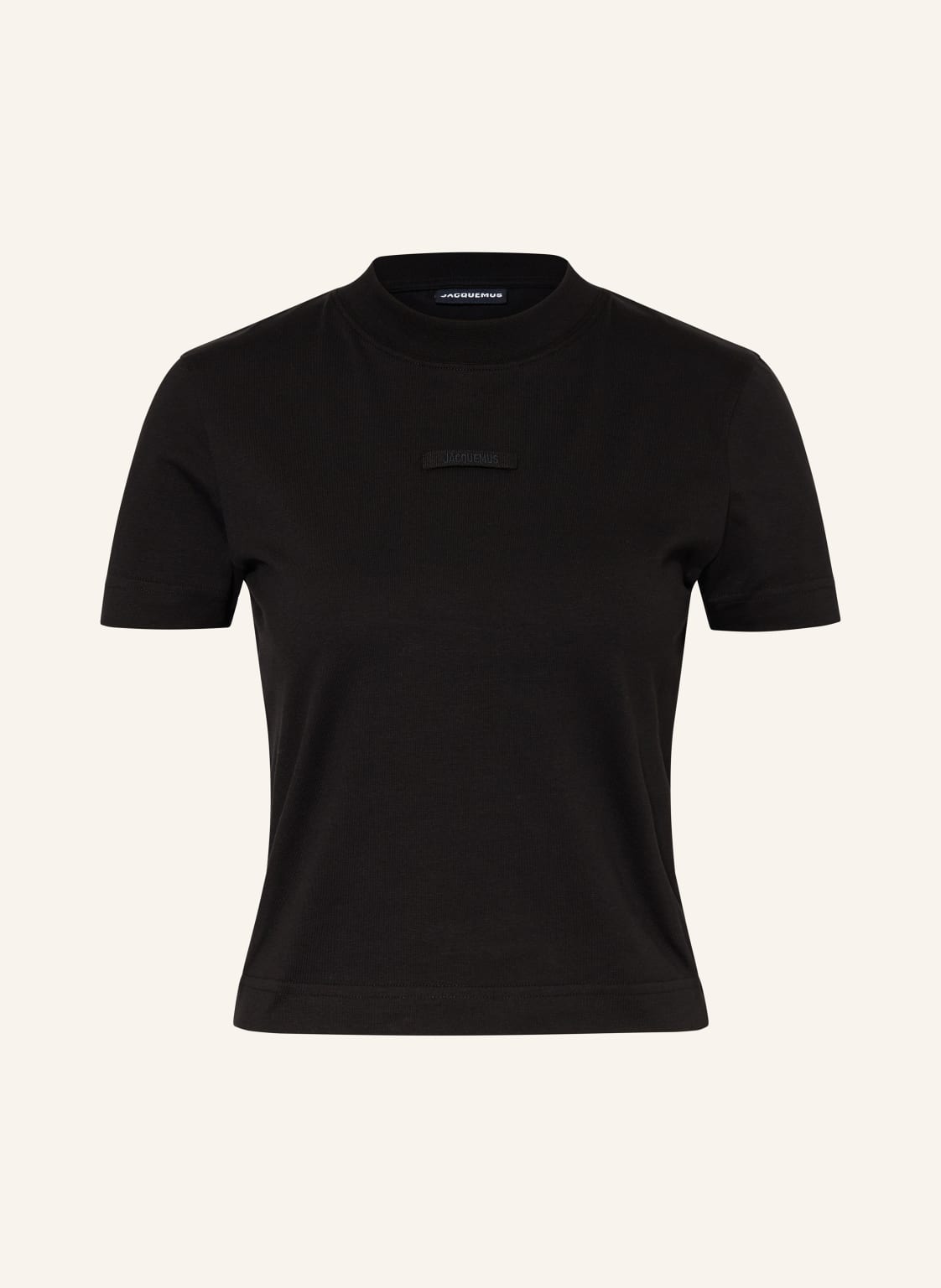 Jacquemus T-Shirt Le Tshirt Gros Grain schwarz von JACQUEMUS