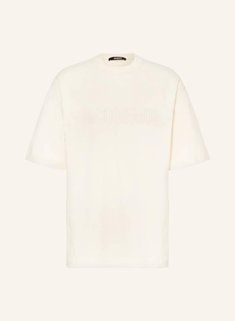 Jacquemus T-Shirt Le Tshirt Typo beige von JACQUEMUS