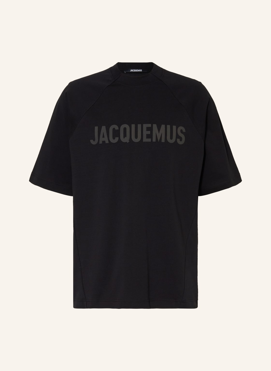 Jacquemus T-Shirt Le Tshirt Typo schwarz von JACQUEMUS