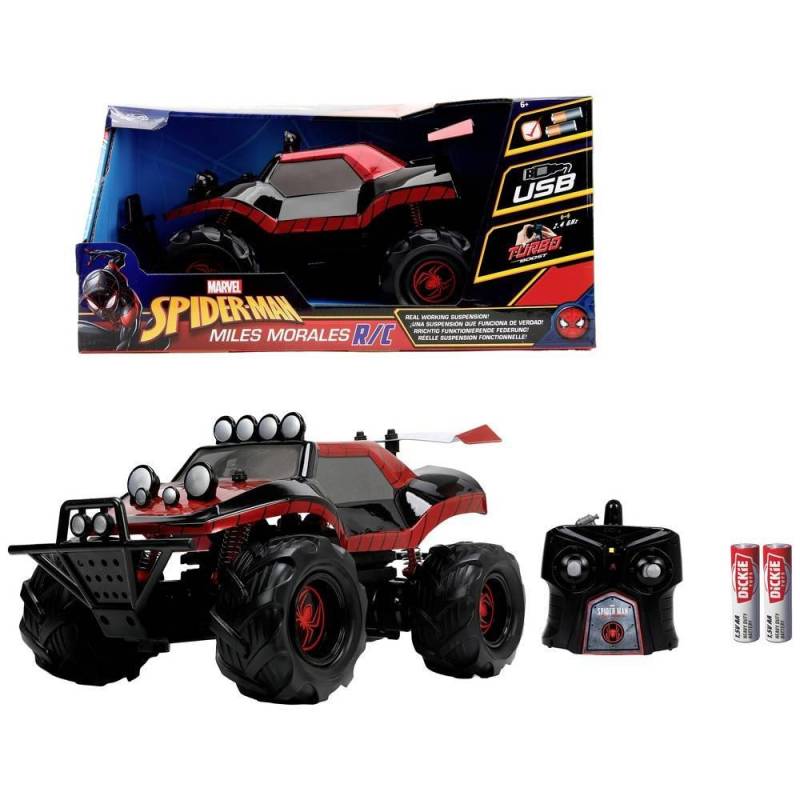 Marvel Miles Morales Rc Buggy 1:14 Unisex Multicolor ONE SIZE von JADA TOYS