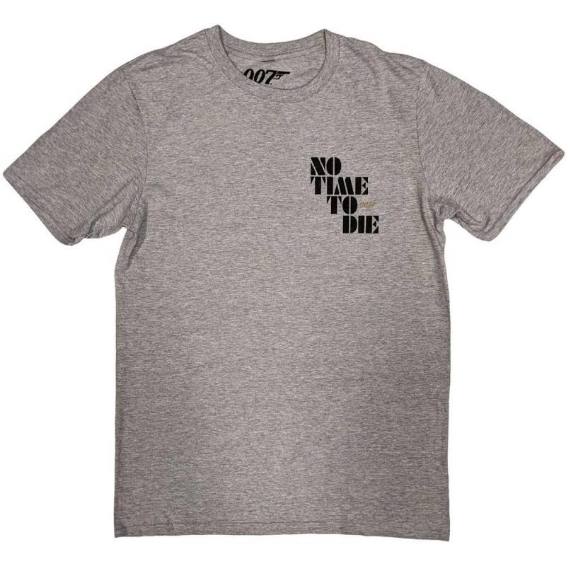 No Time To Die Tshirt Logo Damen Grau XXL von JAMES BOND