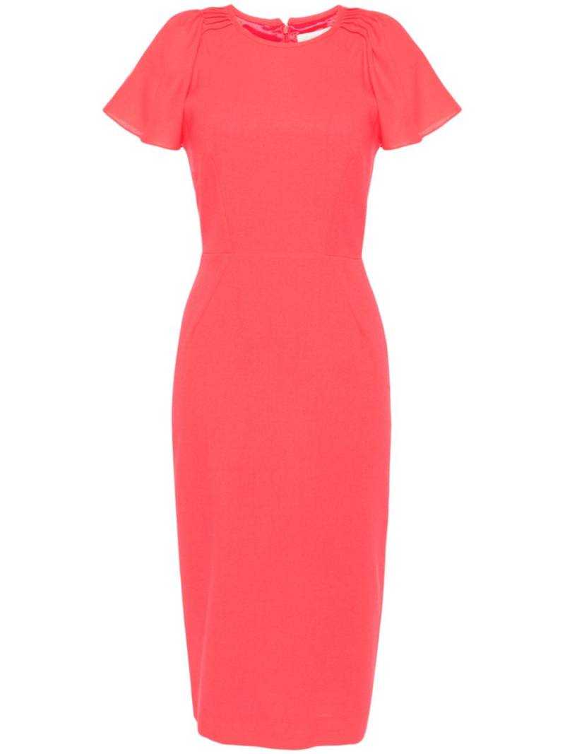 JANE Delilah wool midi dress - Red von JANE