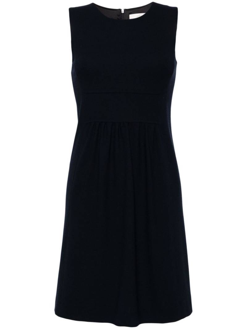 JANE Kendal wool-crepe shift dress - Blue von JANE