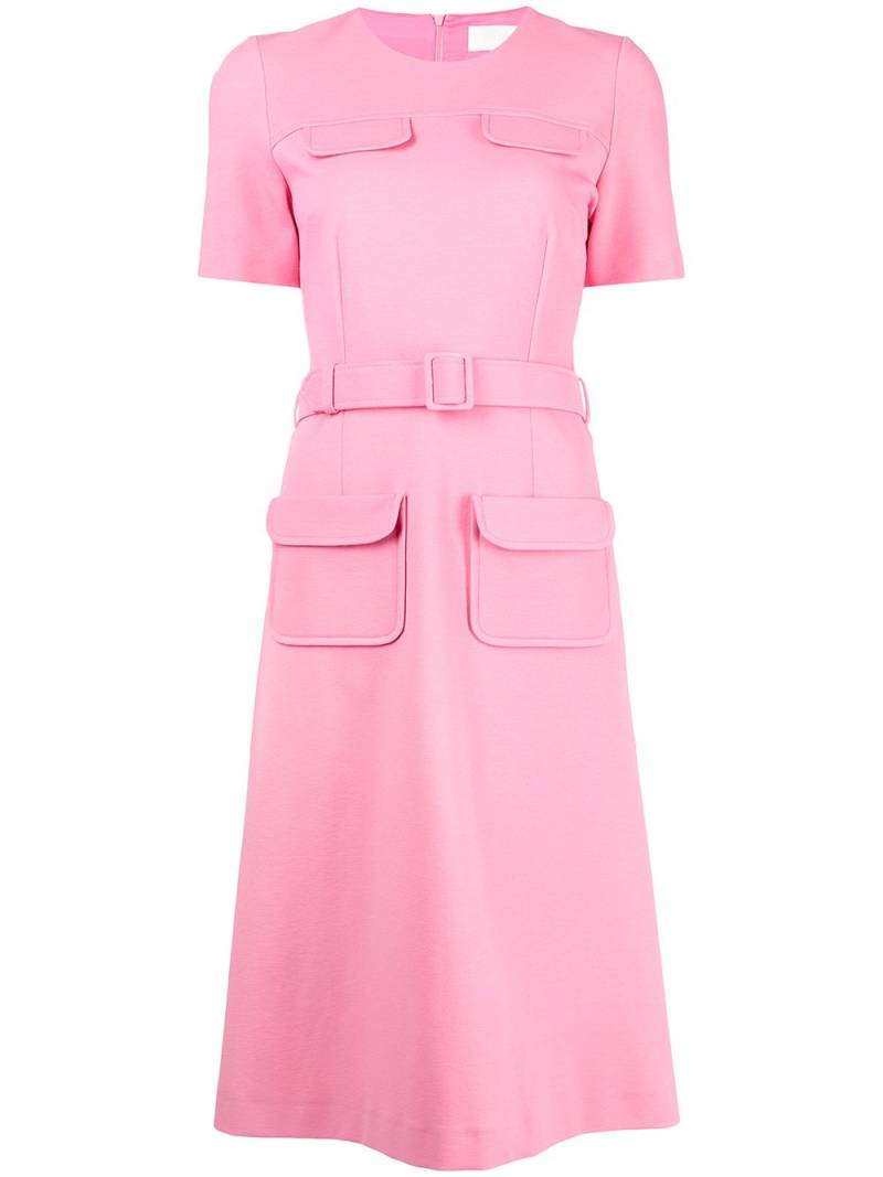 JANE Normandie belted shift dress - Pink von JANE