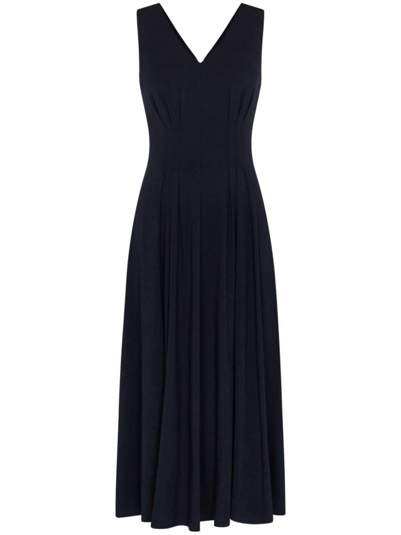 JANE Sahara pleat-detail dress - Blue von JANE