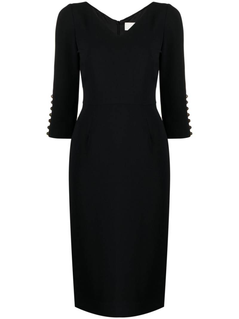 JANE Sydney pencil midi dress - Black von JANE