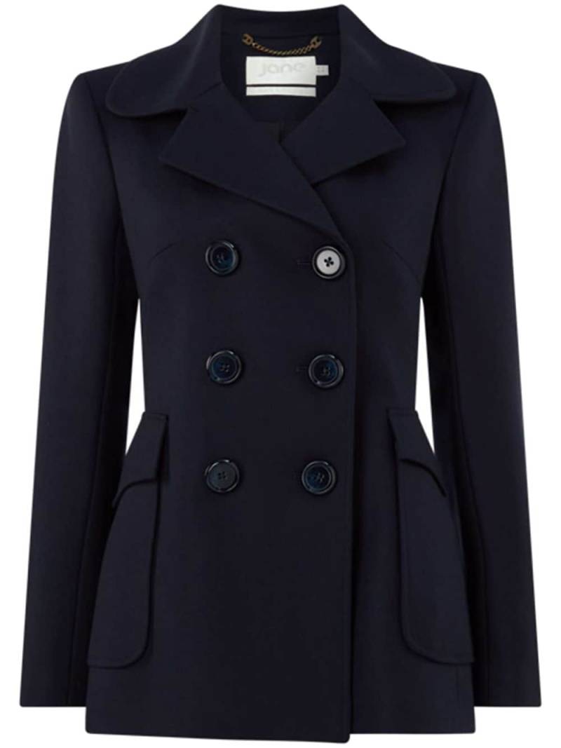 JANE Truman pea coat - Blue von JANE