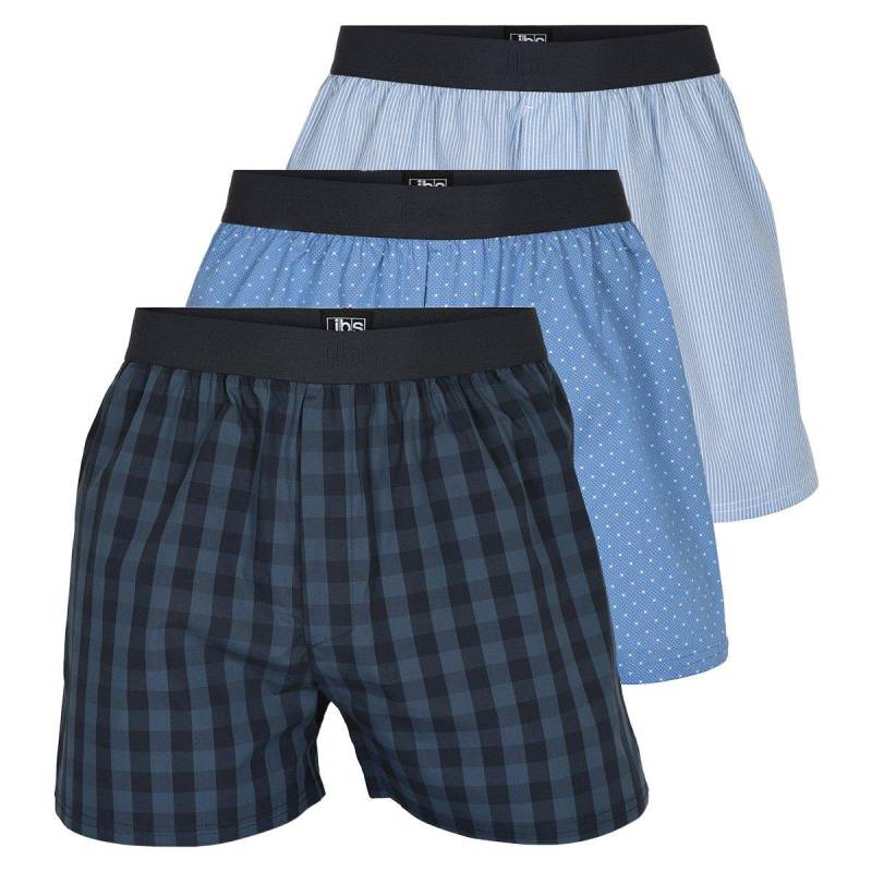 3er Pack Organic Cotton - Boxershorts Herren Blau 3XL von JBS