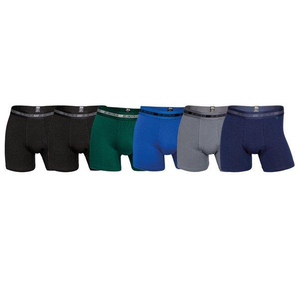 Boxershort 6er Pack Stretch Herren Multicolor XL von JBS