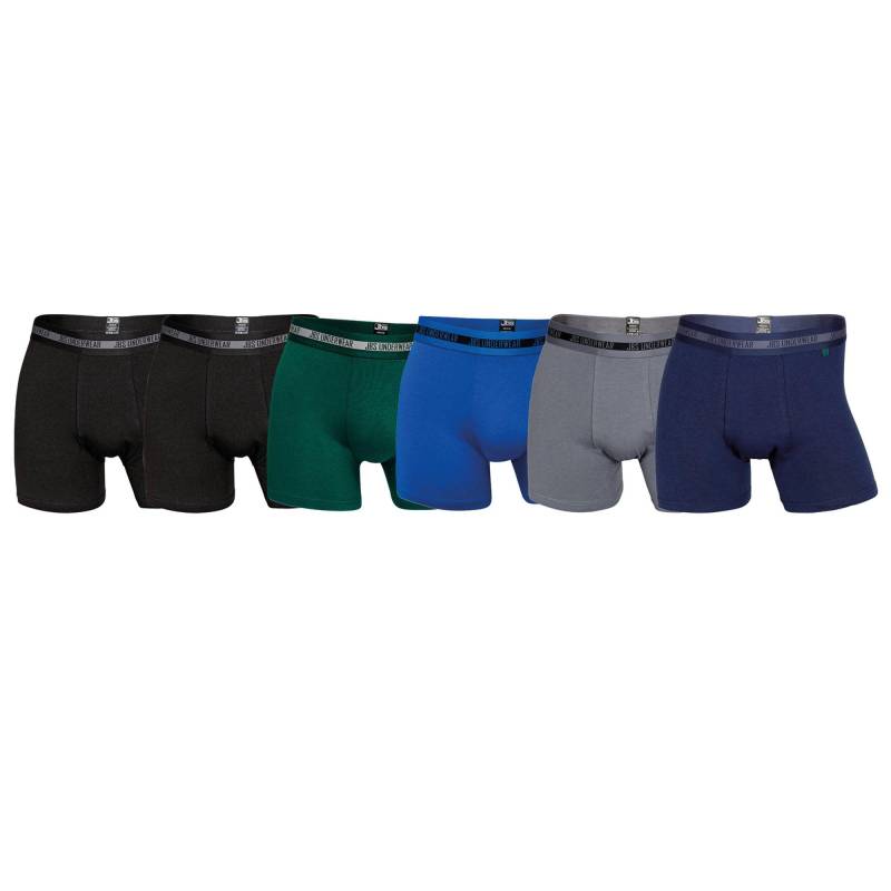 Boxershort 6er Pack Stretch Herren Multicolor 3XL von JBS