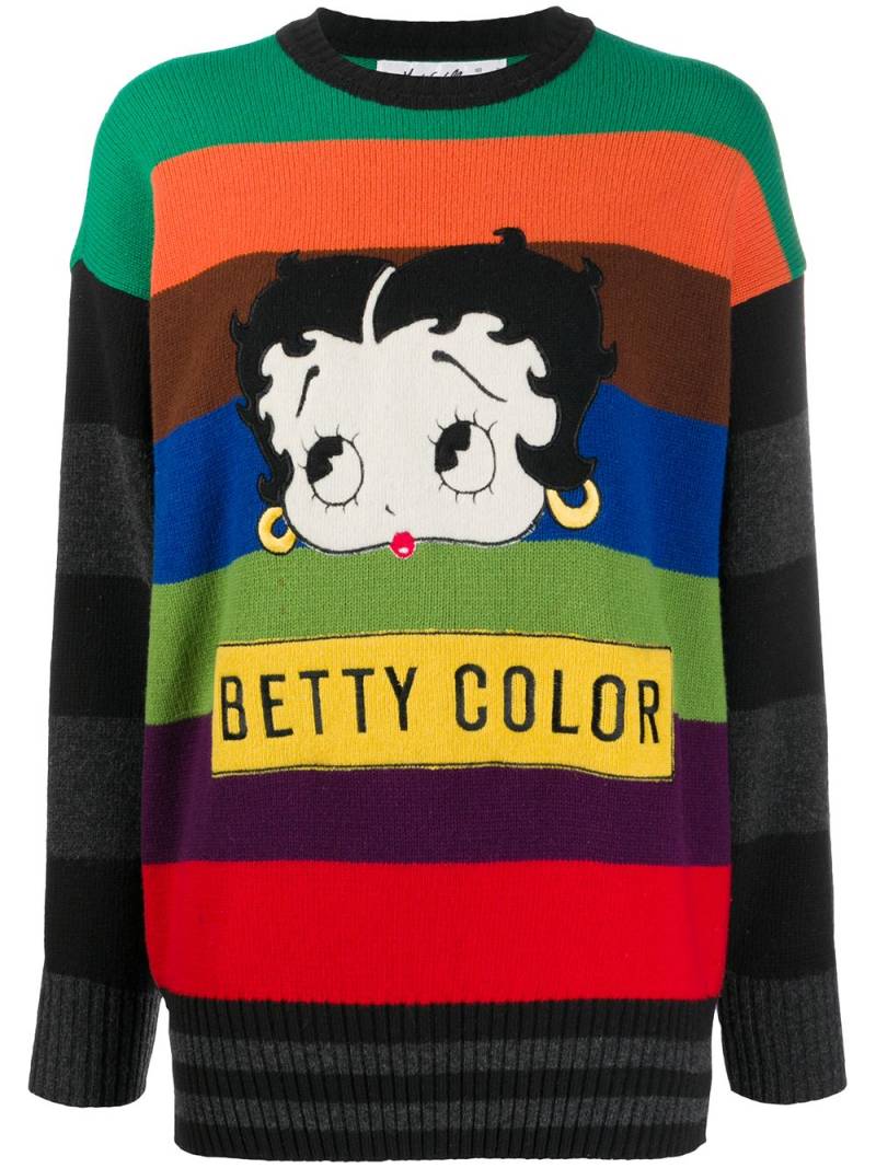 JC de Castelbajac Pre-Owned 1989 Betty Boop jumper - Green von JC de Castelbajac Pre-Owned