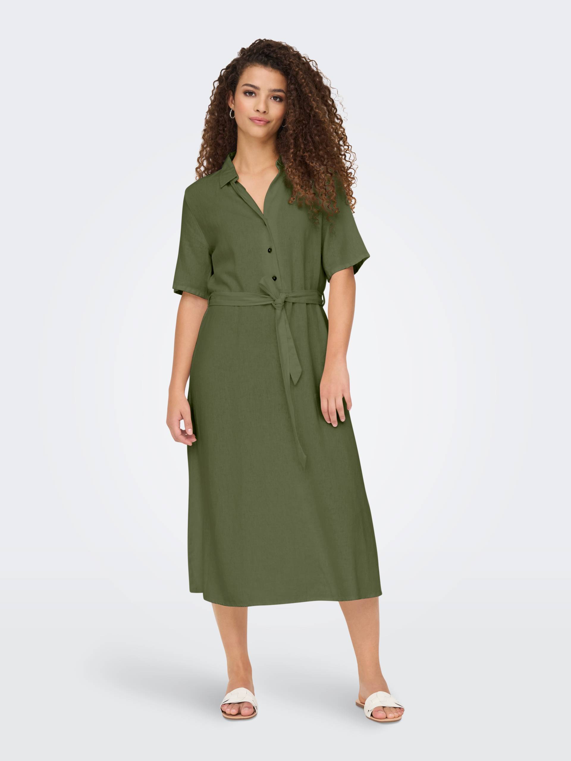 JDY Blusenkleid »JDYSAY 2/4 MIDI SHIRT DRESS WVN NOOS« JDY Blusenkleid »JDYSAY 2/4 MIDI SHIRT DRESS WVN NOOS« von JDY