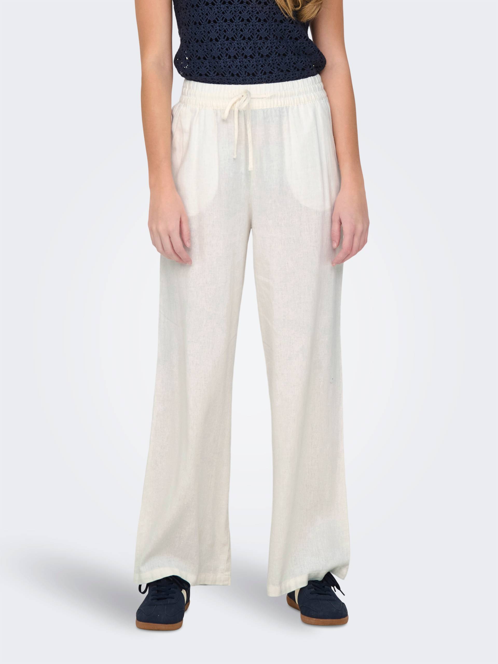 JDY Leinenhose »JDYSAY LINEN HW WIDE PANT WVN NOOS« von JDY