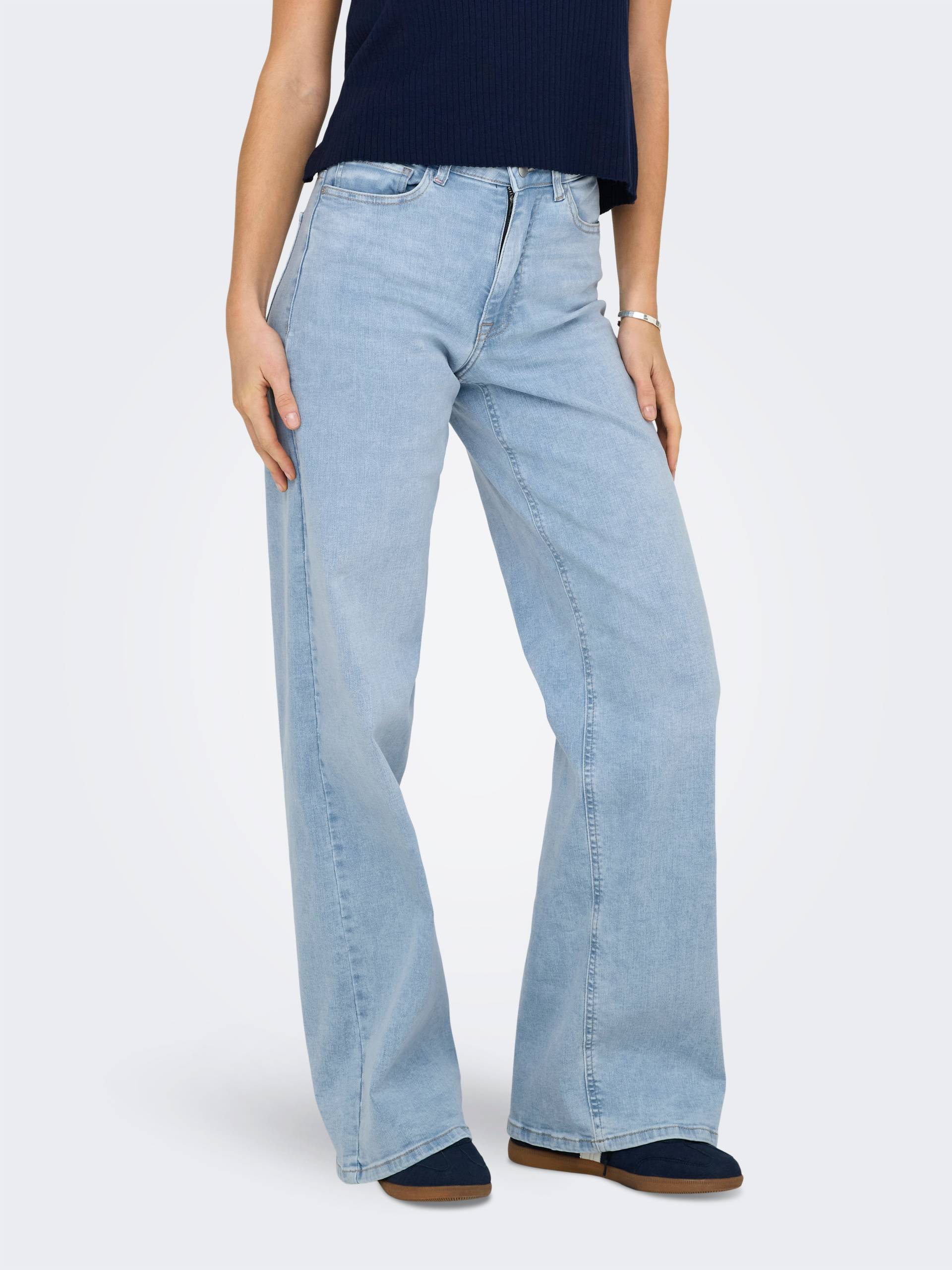 JDY High-waist-Jeans »JDYFELINA-FINA HW WIDE JNS LBD DNM NOOS« von JDY