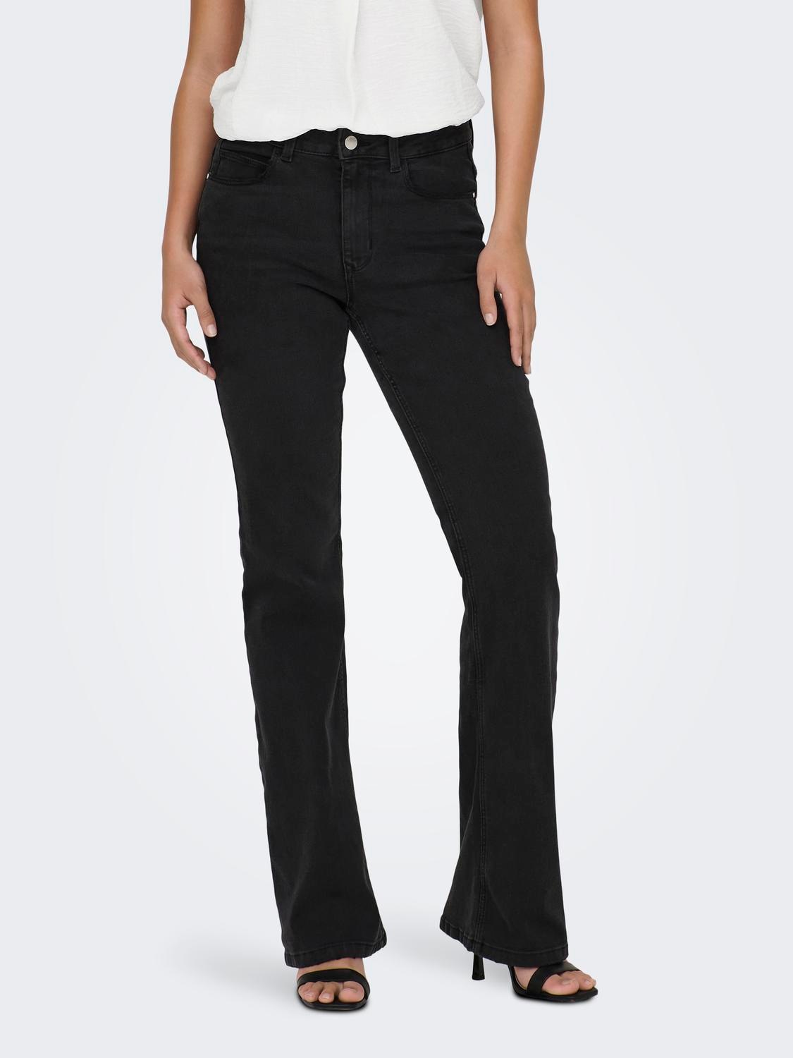 JDY High-waist-Jeans »JDYNEWFLORA HW FLARED DG30 DNM NOOS« JDY High-waist-Jeans »JDYNEWFLORA HW FLARED DG30 DNM NOOS« von JDY