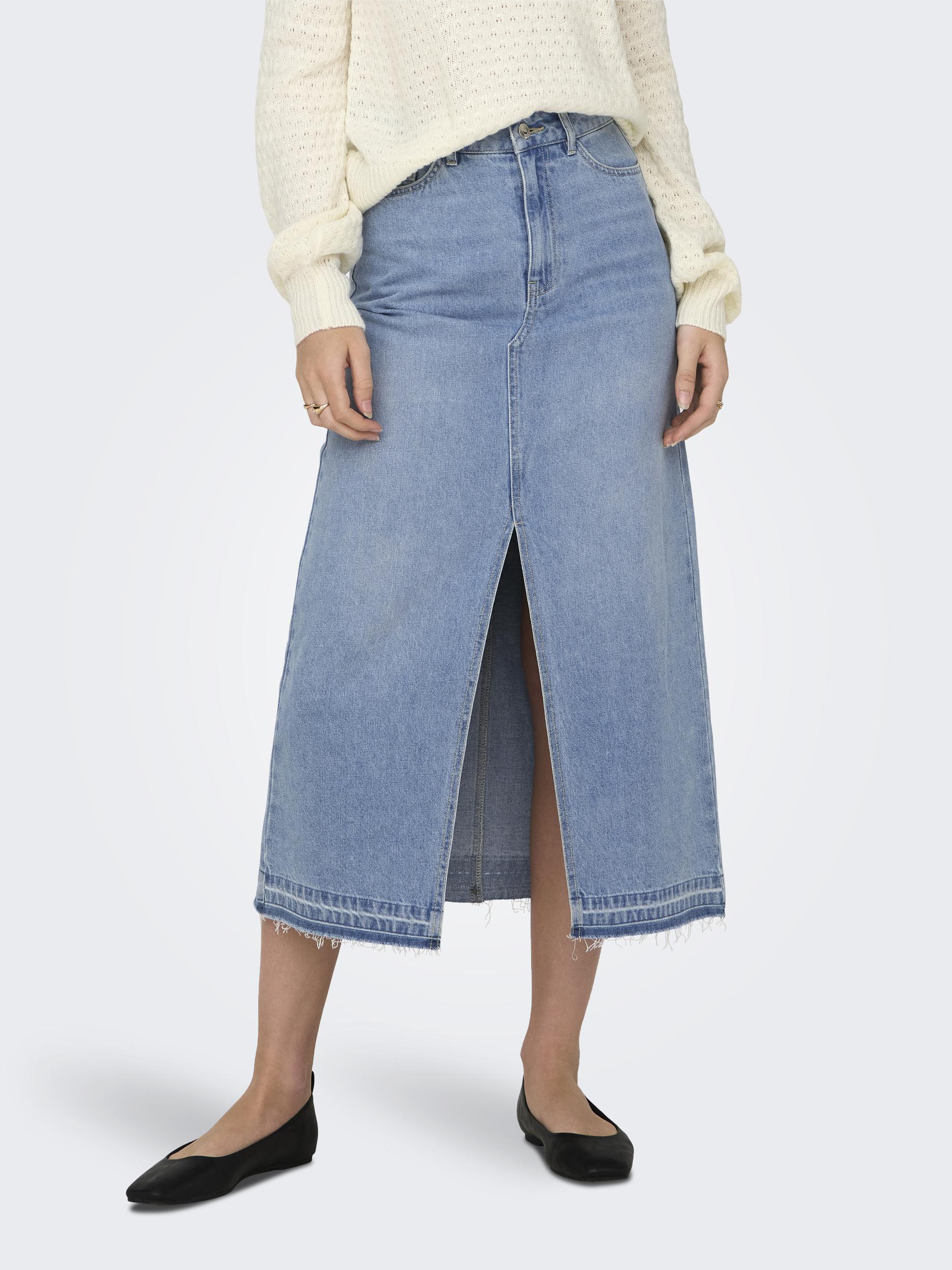 JDY Jeansrock »JDYBELLA HW LONG SKIRT DNM NOOS« von JDY